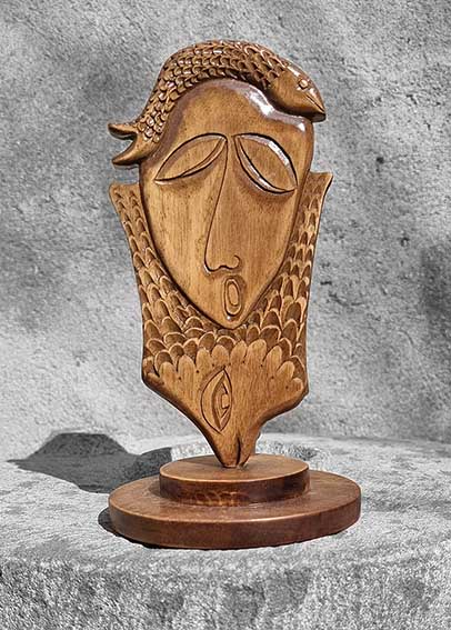 Wooden carving "Fishman"