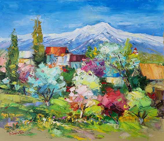 Spring On The Slopes Of Aragats